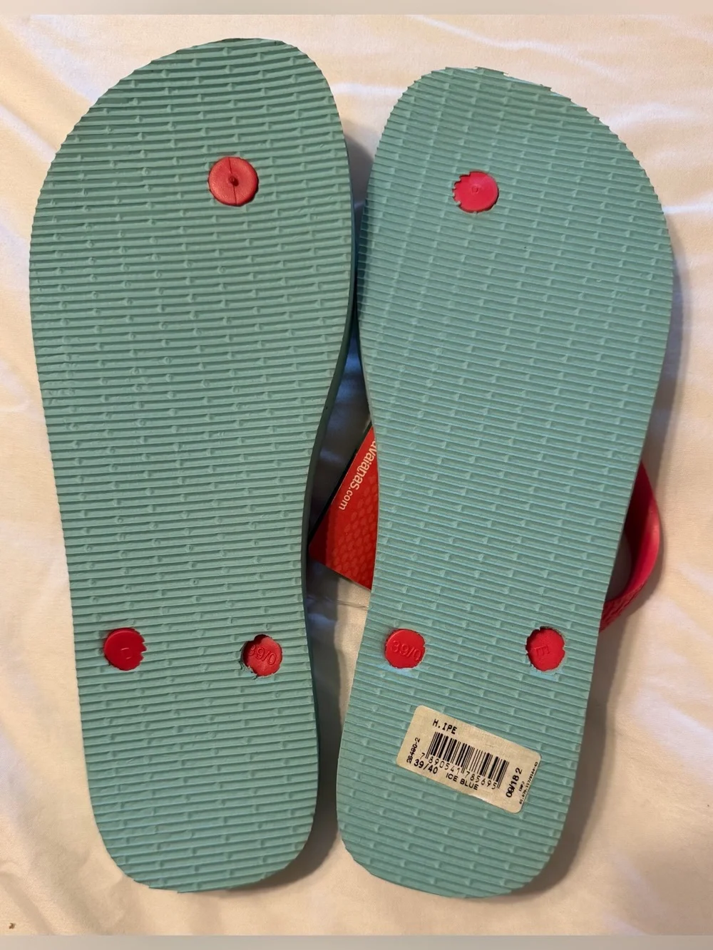 Havaianas IPE Parrot Flip-Flops by Artist Arlin Graff Size 39-40 9/10W 8M